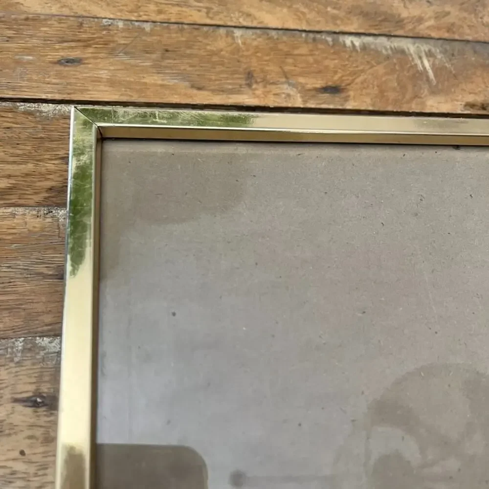 Vintage Picture Frame Set (2) Gold-Toned Frames 8.5